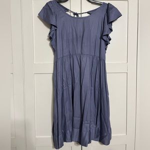 Summer dress with open back